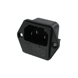 1 pcs : 719W-00/03 - AC Power Entry Modules INLET FUSED SCRW MNT