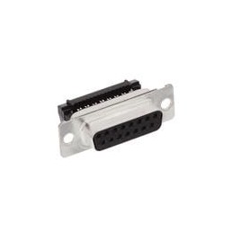 1 pcs : 173109-0280 - D-Sub Standard Connectors FCT DSUB IDC RCPT 15 PN W/CLINCH