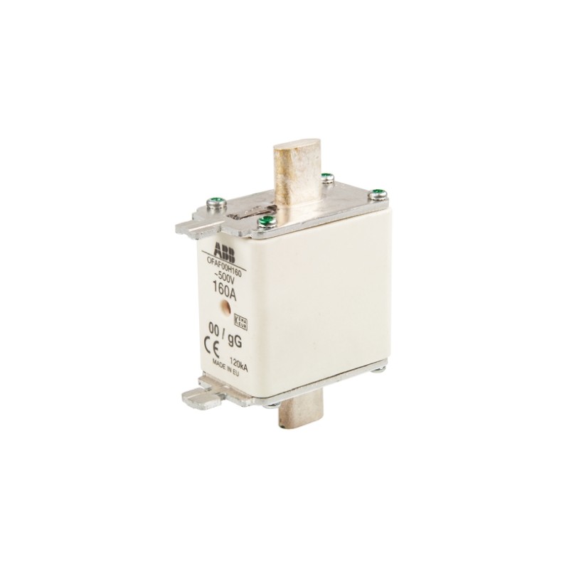 1 pcs - ABB 160A Centred Tag Fuse, NH00, 500V