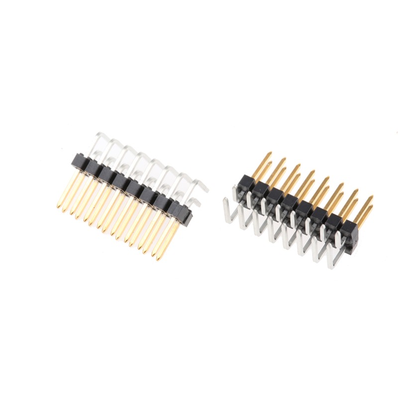 5 pcs - Molex C-Grid III Series Right Angle Through Hole Pin Header, 16 Contact(s), 2.54mm Pitch, 2 Row(s), Unshrouded