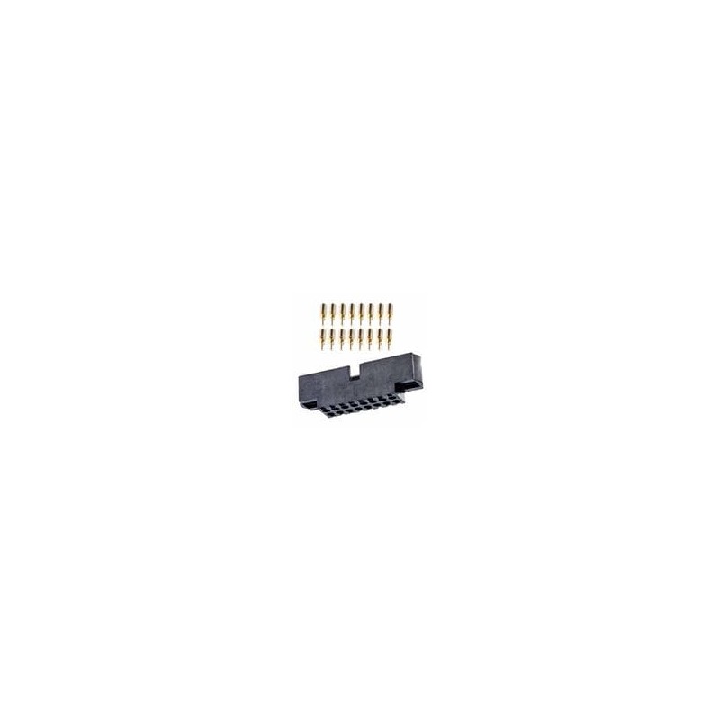 1 pcs : M80-5702005 - Headers & Wire Housings 10+10 WAY MALE CRIMP L/Bore + WO JS
