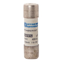 1 pcs - Mersen 10A FF Cartridge Fuse, 14 x 51mm