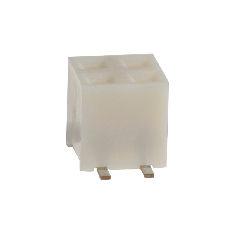 5 pcs - Hirose A3A Series Straight Surface Mount PCB Socket, 4-Contact, 2-Row, 2mm Pitch, Solder Termination