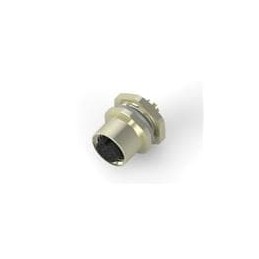 1 pcs : T4133012081-000 - Circular Metric Connectors M12 A-code Sold Wire 8P Frnt MNT Female