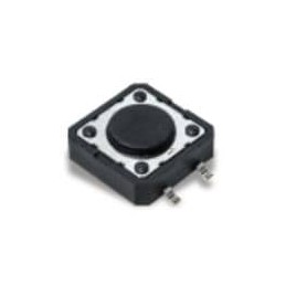 1 pcs : PTS125SM43SMTR2LFS - Tactile Switches 50mA 12VDC, 180gf 4.3mm Rnd Act