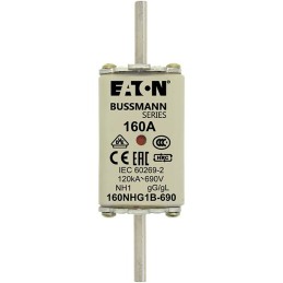 1 pcs - Eaton 160A NH Fuse, NH1, 500V ac