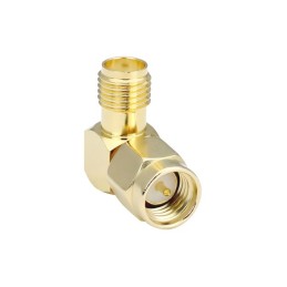 100 pcs - TE Connectivity, jack PCB Mount SMA Connector, Through Hole Termination, Right Angle Body