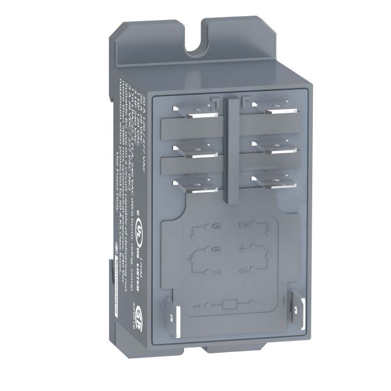 1 pcs - Schneider Electric DIN Rail, Panel Mount Power Relay, 12V dc Coil, 25 A @ 28 V dc, 30 A @ 250 V ac Switching Current,