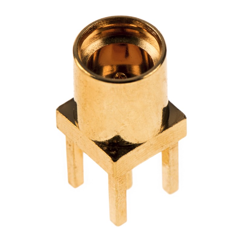 100 pcs - Amphenol RF, jack Through Hole MMCX Connector, 50Ω, Solder Termination, Straight Body