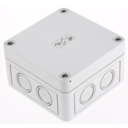 1 pcs - Spelsberg TK PC Series Grey Polycarbonate Junction Box, IP66, 94 x 94 x 57mm
