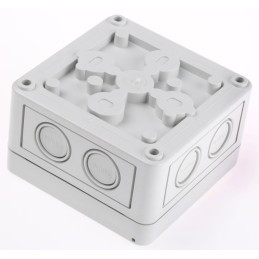1 pcs - Spelsberg TK PC Series Grey Polycarbonate Junction Box, IP66, 94 x 94 x 57mm