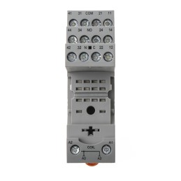 1 pcs - Phoenix Contact RIF-2-BSC 250V ac/dc DIN Rail Relay Socket, for use with Relays
