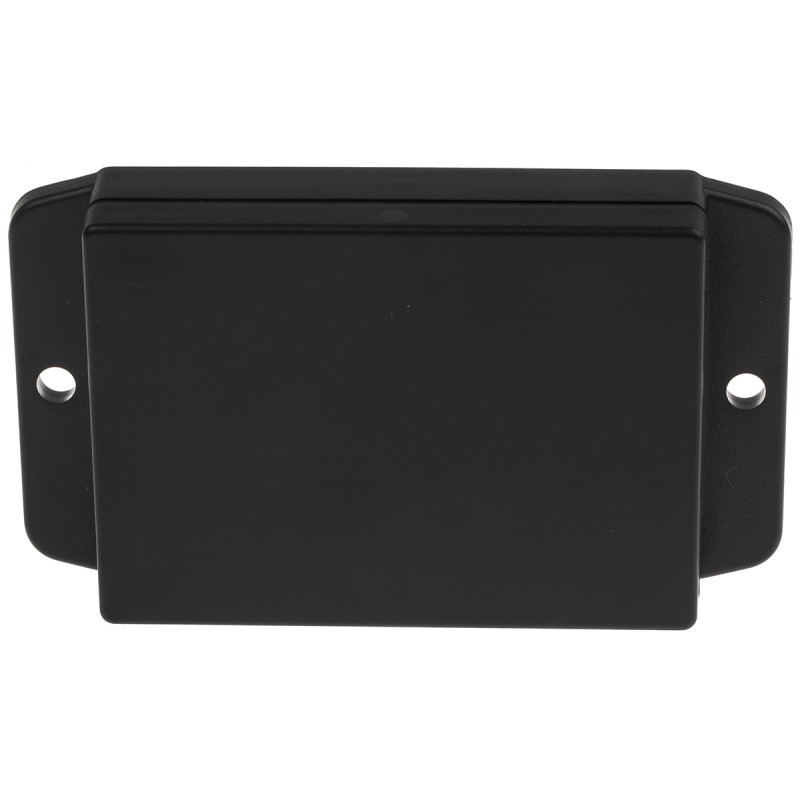 1 pcs - RS PRO Black ABS Enclosure, Flanged, Black Lid, 70 x 50 x 17mm