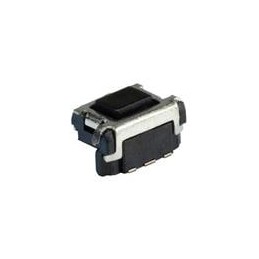 1 pcs : TS22-45-035-BK-160-SMT-TR - Tactile Switches 4.5 x 4.8 mm, 0.35 mm Actuator Height, 160 gf, Surface Mount, SPST, Black