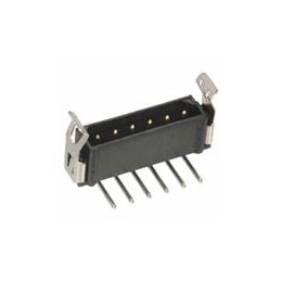 1 pcs : M80-8760722 - Headers & Wire Housings 7 POS SIL MALE R/A LATCHED TIN/LD