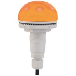 1 pcs - RS PRO Amber Sounder Beacon, 12 V ac/dc, 24 V ac/dc, IP65, Panel Mount