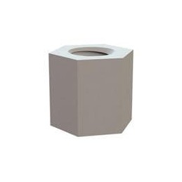 1 pcs : 14HTSP006 - Standoffs & Spacers Hex Threaded Standoff, 6-32 Thread, .250 Spacer, Natural, Nylon, .250 Across Flats