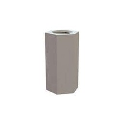 1 pcs : 14HTSP013 - Standoffs & Spacers Hex Threaded Standoff, 8-32 Thread, .500 Spacer, Natural, Nylon, .250 Across Flats