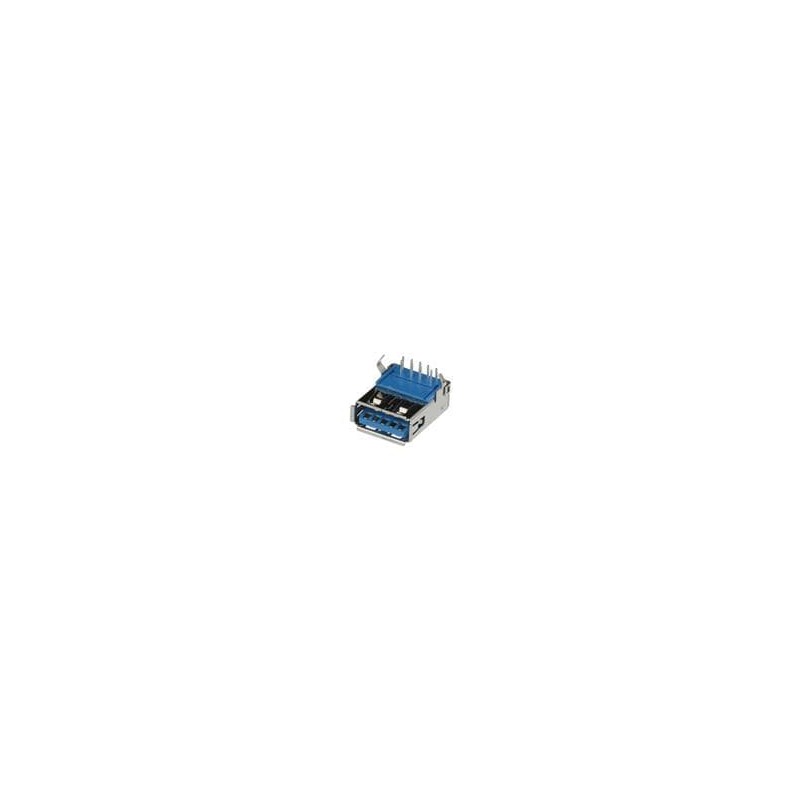1 pcs : 48405-0004 - USB Connectors USB 3.0 F/A STD RA REC CH3.91 G/F