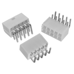 5 pcs - Wurth Elektronik WR-MPC4 Series Right Angle Through Hole PCB Header, 2 Contact(s), 4.2mm Pitch, 2 Row(s), Shrouded