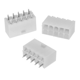 5 pcs - Wurth Elektronik WR-MPC4 Series Straight Through Hole PCB Header, 10 Contact(s), 4.2mm Pitch, 2 Row(s), Shrouded