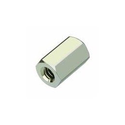 1 pcs : R40-1001002 - Standoffs & Spacers M4 x 10mm HEX SPACER BRASS 7mm A/F