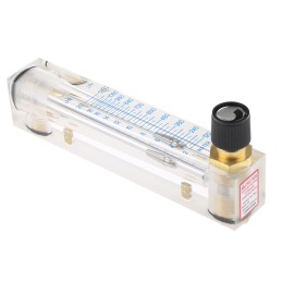 1 pcs - Key Instruments Flo-Rite Series Variable Area Flow Meter for Liquid, 1.5 L/min Min, 20 L/min Max