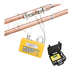 1 pcs - Digitron PF333 Series Portable Ultrasonic Liquid Flow/Heat Meter Flow Meter for Fluid, Liquid, 0.1 m/s Min, 20 m/s Max
