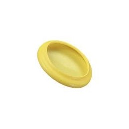 1 pcs : VF-1500 - Standard Circular Connector VINYL FLANGE COVER YELLOW 1.50X2.195X.055