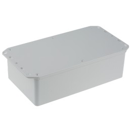 1 pcs - CAMDENBOSS Series 2000 Series Grey ABS Enclosure, IP65, Flanged, Grey Lid, 210 x 110 x 60mm