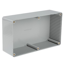 1 pcs - CAMDENBOSS Series 2000 Series Grey ABS Enclosure, IP65, Flanged, Grey Lid, 210 x 110 x 60mm