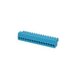 1 pcs : TBP02P1-381-16BE - Pluggable Terminal Blocks Terminal block, pluggable, 3.81, plug, 16 pole, slotted screw, blue