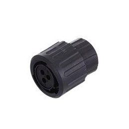 1 pcs : RTS6BS12N3SHEC03 - Standard Circular Connector Female straight plug end cap Sz 12 3 p