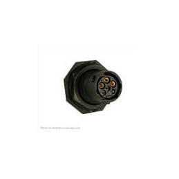1 pcs : UTS7103W3S - Standard Circular Connector UTS, Jam Nut Receptacle