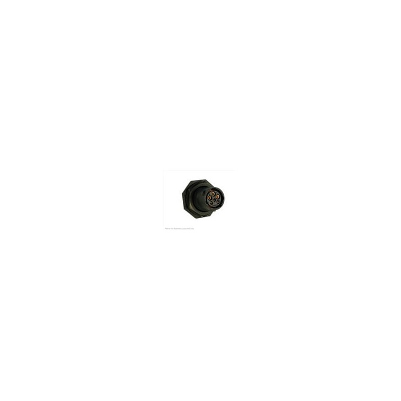 1 pcs : UTS7103W3S - Standard Circular Connector UTS, Jam Nut Receptacle
