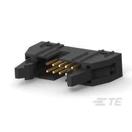 5 pcs - TE Connectivity AMP-LATCH Series Straight Through Hole PCB Header, 10 Contact(s), 2.54mm Pitch, 2 Row(s), Shrouded