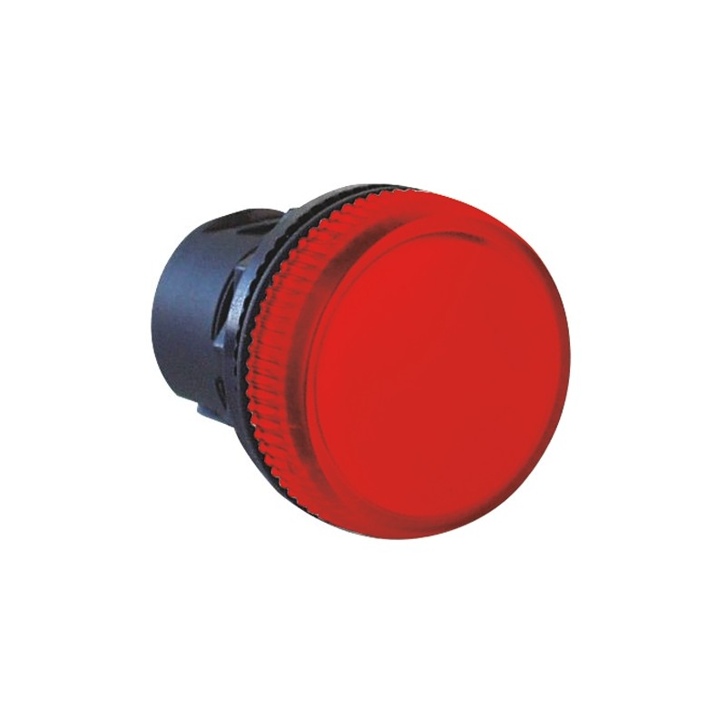 1 pcs - Allen Bradley Red Pilot Light Head, 22mm Cutout 800F Series