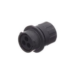 1 pcs : RTS1BS14N3SHEC03 - Standard Circular Connector Receptacle, Inline, 3 Position, Female, Shell Size 14, Silicone Seal, and