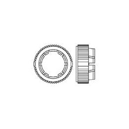 1 pcs : 206251-1 - Standard Circular Connector COUPLING RING SZ 23