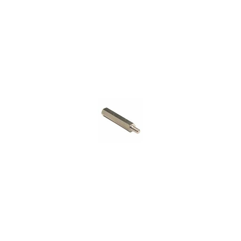 1 pcs : R30-3010502 - Standoffs & Spacers M3 x 5mm HEX 5mm A/F 8mm ML/FML NICKEL