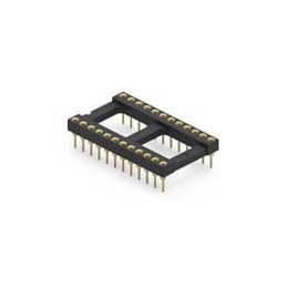 1 pcs : 110-13-624-41-001000 - IC & Component Sockets 24P GLD PIN GLD CONT