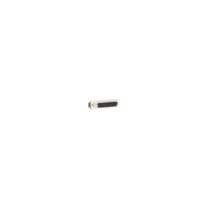1 pcs : 5745967-8 - D-Sub Standard Connectors RECP FRNT MTL SHL 25 threaded inserts