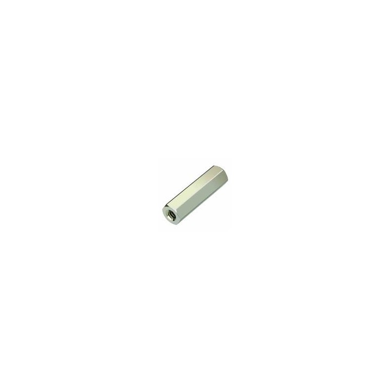 1 pcs : R40-1001802 - Standoffs & Spacers M4 x 18mm HEX SPACER BRASS 7mm A/F