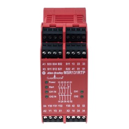 1 pcs - Rockwell Automation Dual-Channel Light Beam/Curtain, Safety Mat/Edge Safety Relay, 24V ac/dc, 3 Safety Contacts