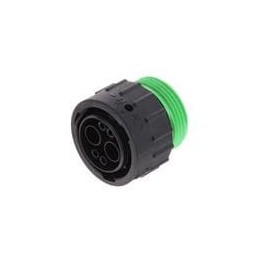 1 pcs : AHDP06-18-06SN-WTAC030 - Automotive Connectors Plug SZ 18, 2 POS Socket Wide Thread