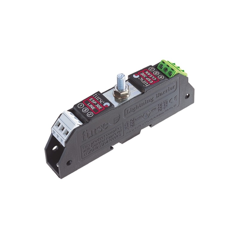 1 pcs - WJ Furse, ESP E Surge Suppressor Unit 7.79 V Maximum Voltage Rating 5kA Maximum Surge Current Twisted Pair Surge