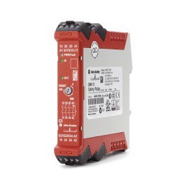 1 pcs - Rockwell Automation Dual-Channel Light Beam/Curtain, Safety Mat/Edge, Safety Switch/Interlock Safety Relay, 24V dc, 3