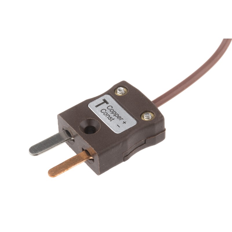 1 pcs - RS PRO Type T Thermocouple 1m Length, - +250°C