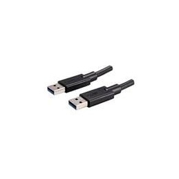 1 pcs : CBL-UA3-UA3-10WP - USB Cables / IEEE 1394 Cables Cable, USB, 1000 mm, Type A 3.0 to Type C 3.0, 28 AWG, PVC, White