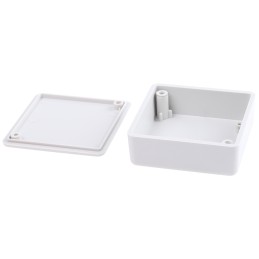 1 pcs - Hammond 1551 Series Grey ABS Enclosure, IP54, Flanged, Grey Lid, 50 x 50 x 20mm